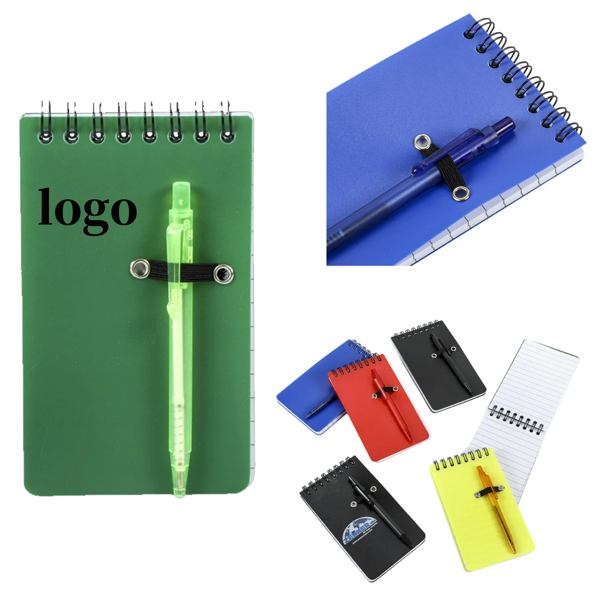 Spiral Notebook With Pen 1