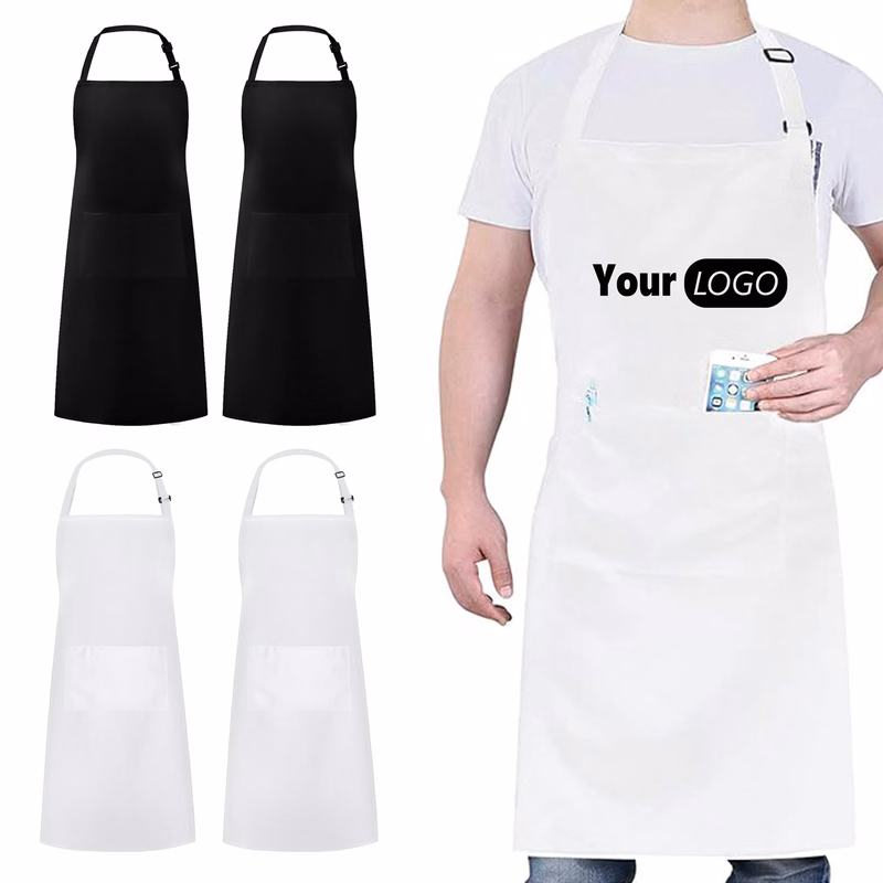 Adjustable Polyester Cooking Apron MOQ20