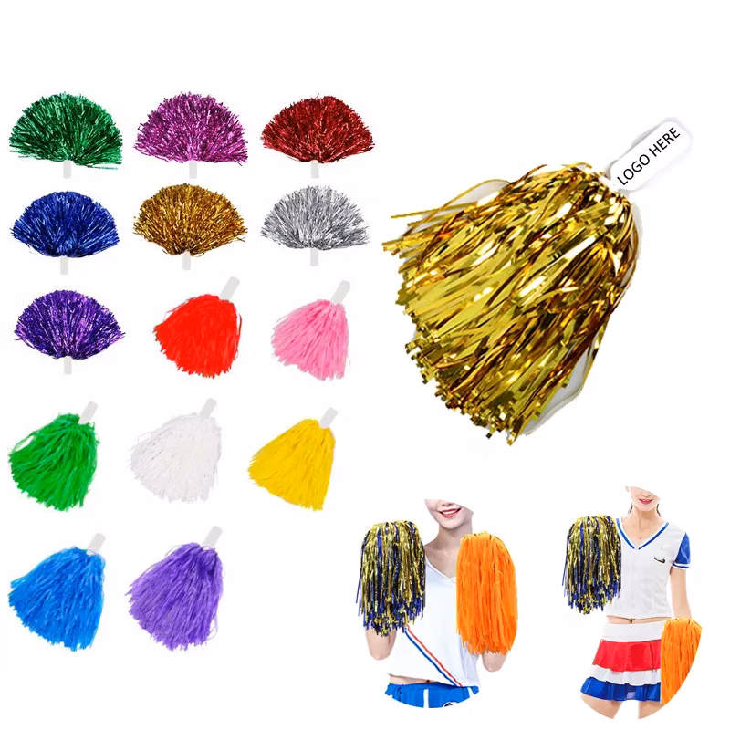 Plastic Cheerleading Pompoms with Handle