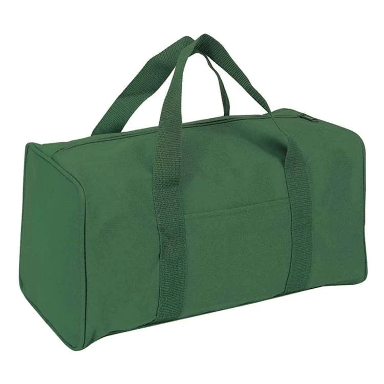 Square Duffel Bags Dark Green 15" 1