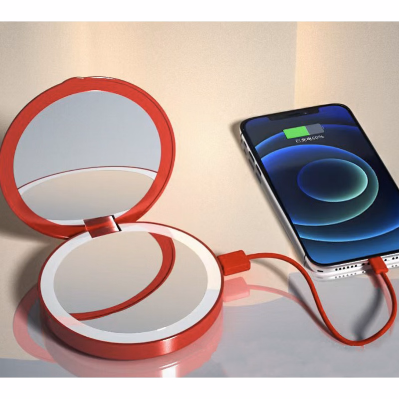 Powerbank LED Mirror with 3x Magnification