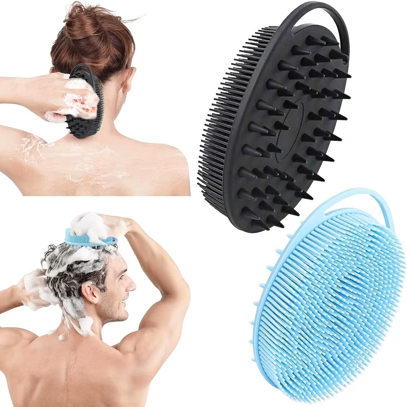 Soft Silicone Bath Shampoo Brush