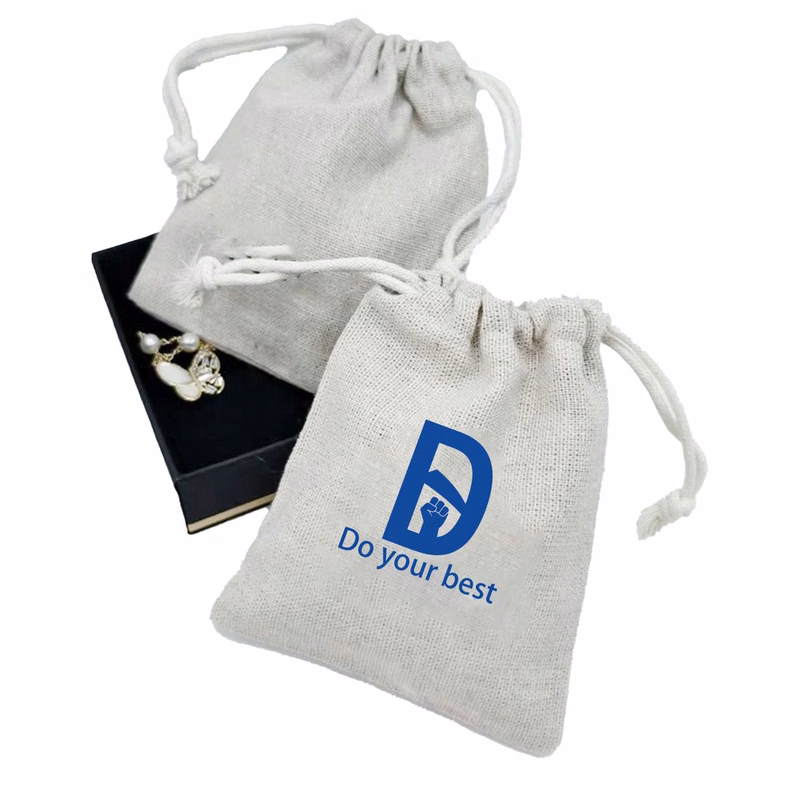 Reusable Cotton Drawstring Bag