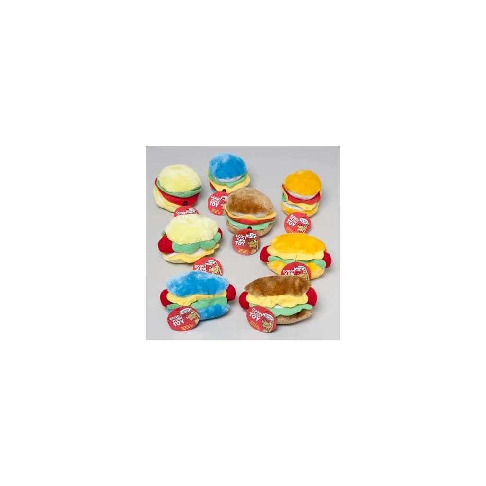 Plush Dog Toys - Assorted Food Designs 1