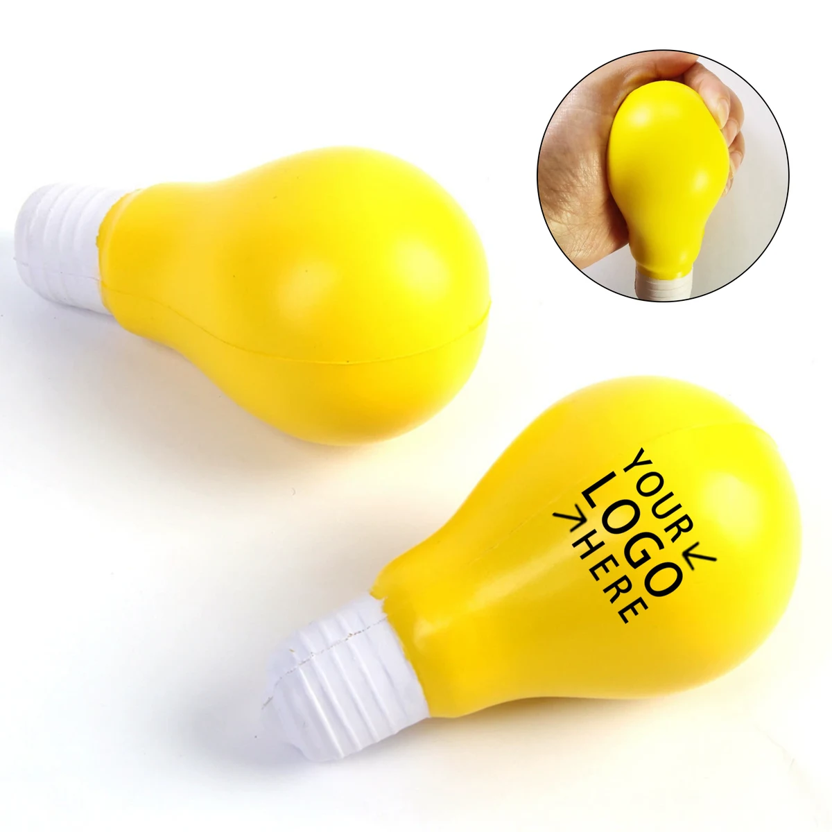 PU Light Bulb Shape Stress Ball 1