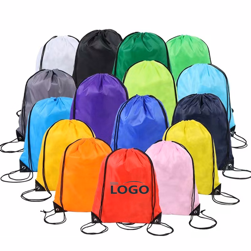 Drawstring Backpack Oxford cloth Water Resistant String Bag