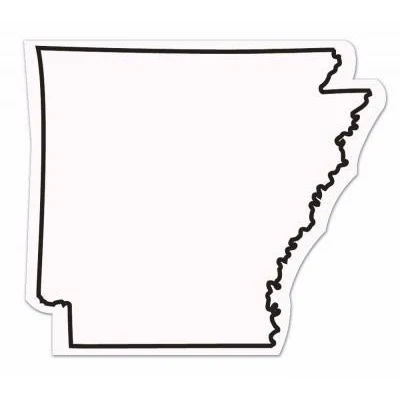 Arkansas State Shape Magnet - Full Color 1