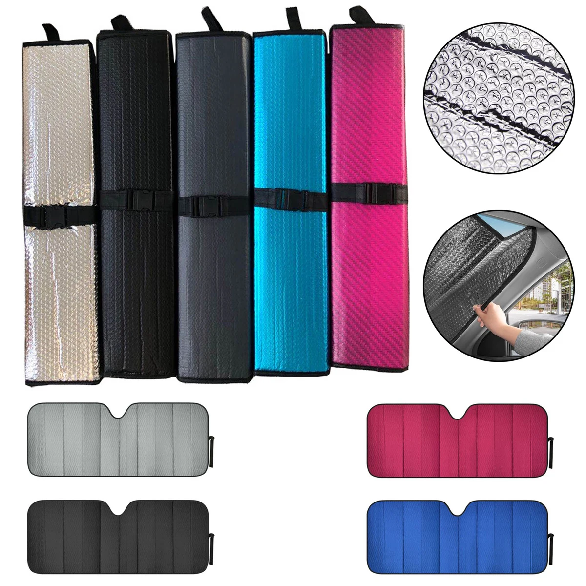 Auto Front Windshield Sun Shade 1