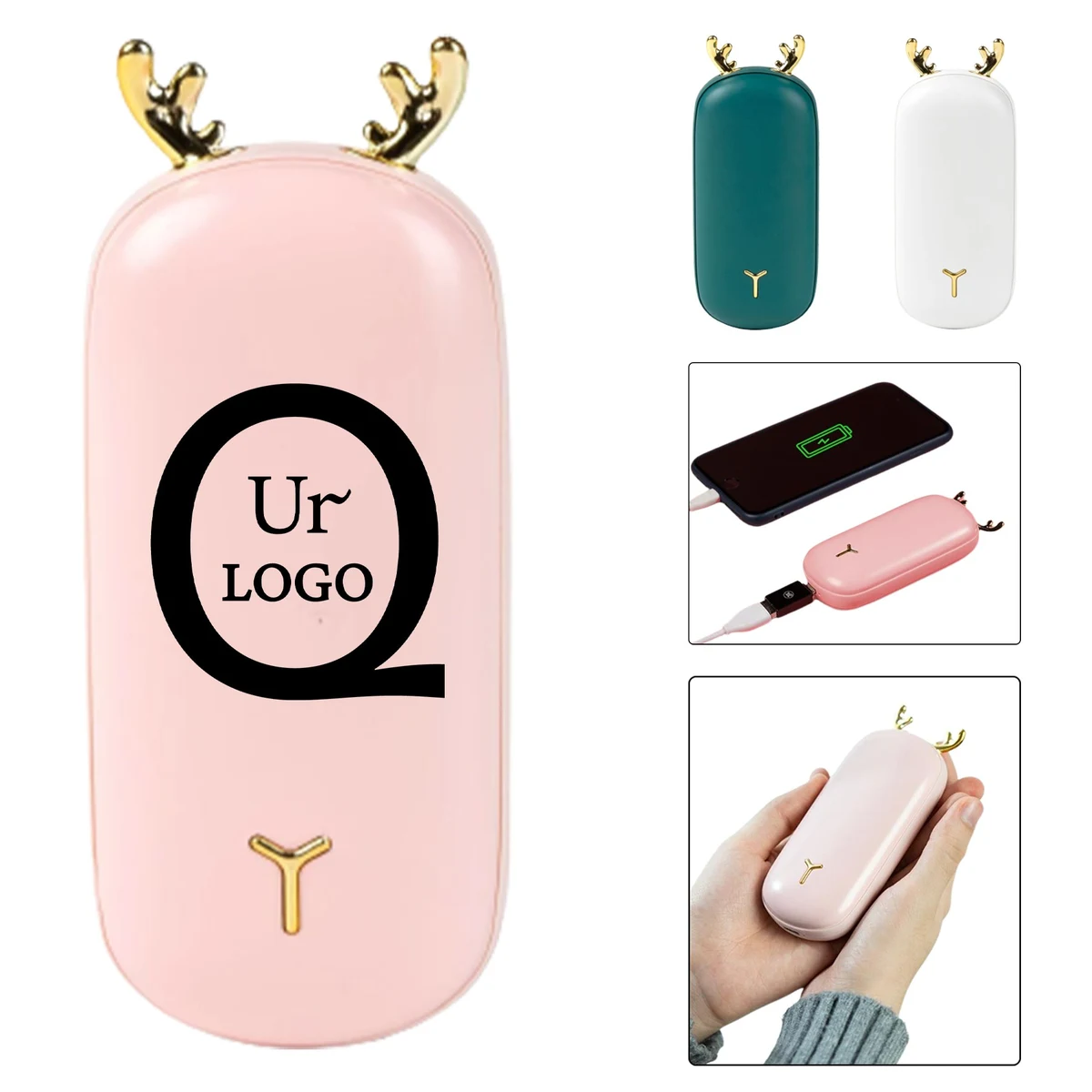 4000Mah Rechargeable Hand Warmer Power Bank 1