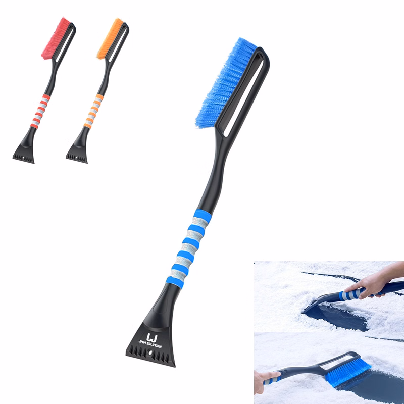 27 Inch Snow Brush And Detachable Ice Scraper