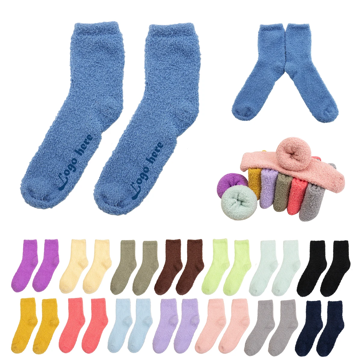 Coral Fleece Winter Warm Sock 1