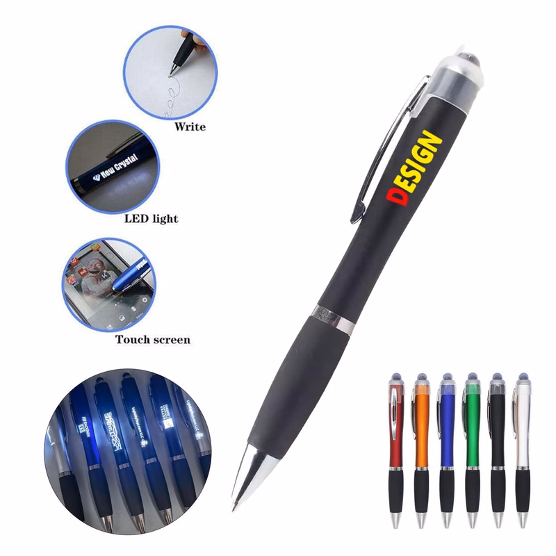Multi-Function Twist Light Touch Pen