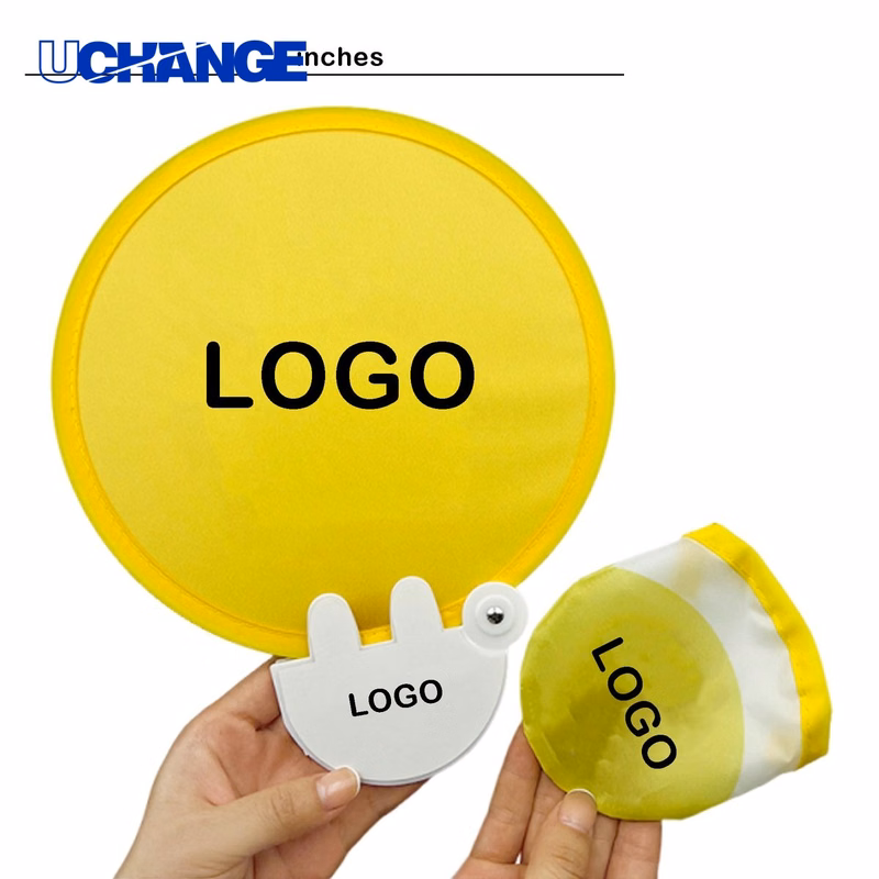 Round Promotional Hand Fan for Marketing Use