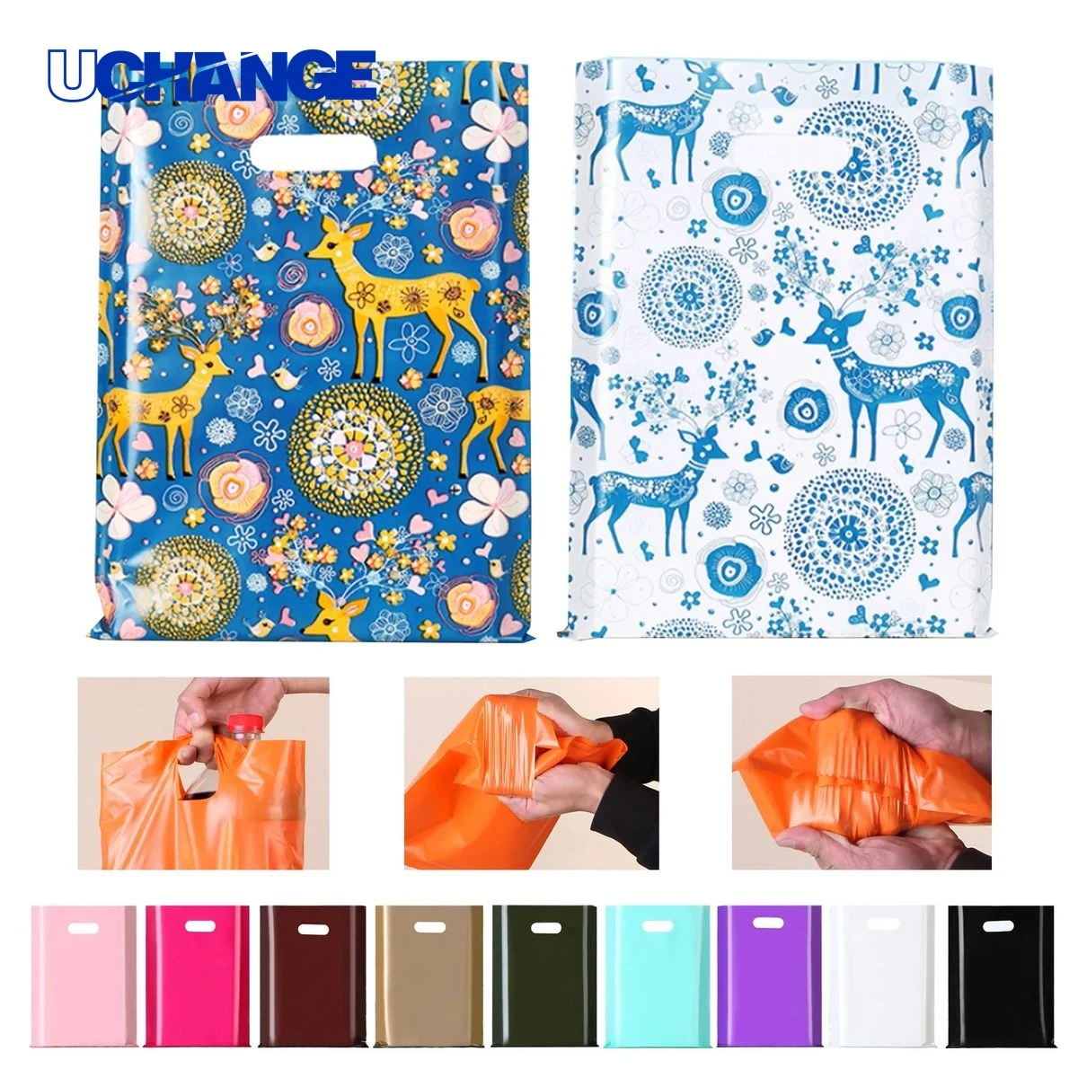 Plastic Die-Cut Handle Shopping Bag 1