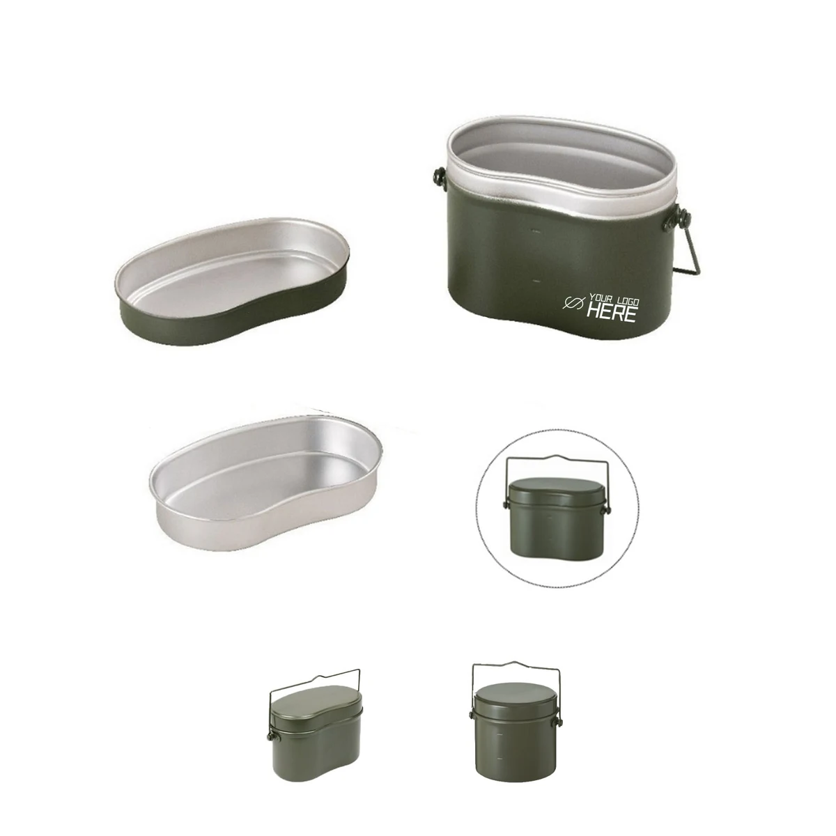 Aluminum Lunch Box Set 1