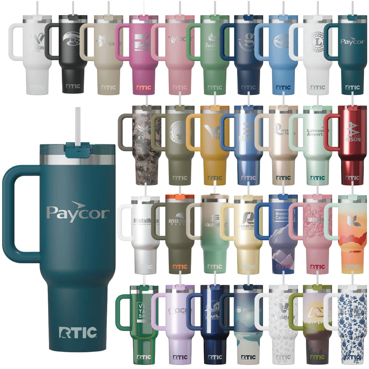 RTIC 40oz Stainless Steel Road Trip Tumbler 1