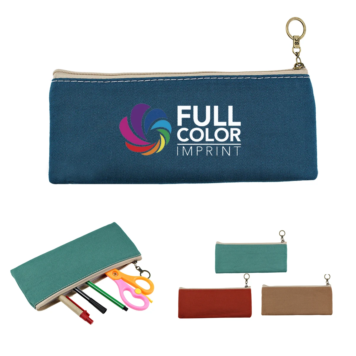 MOQ:10pcs Solid Color Pen Pouch 1