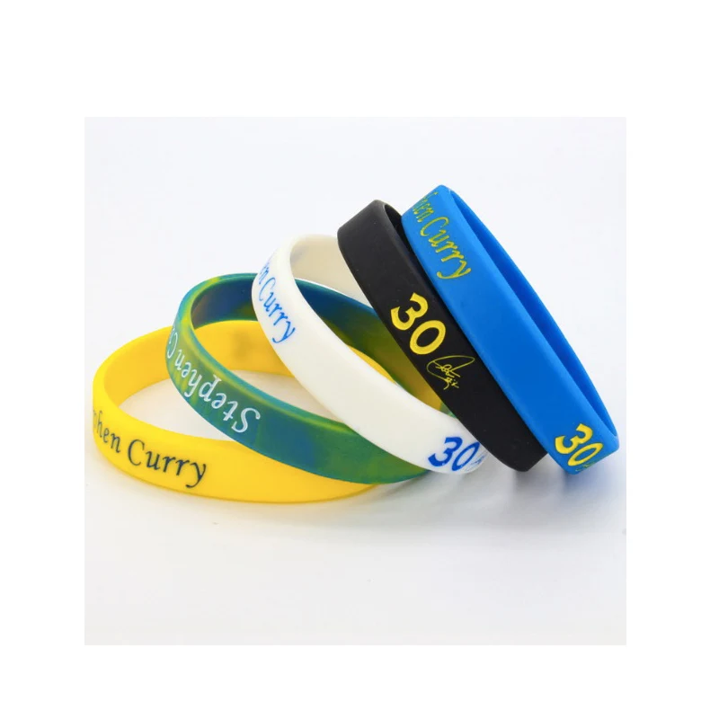 Personalized Custom Logo Rubber Silicone Bracelet Camouflage color Silicone Wristband Wrist Band 1