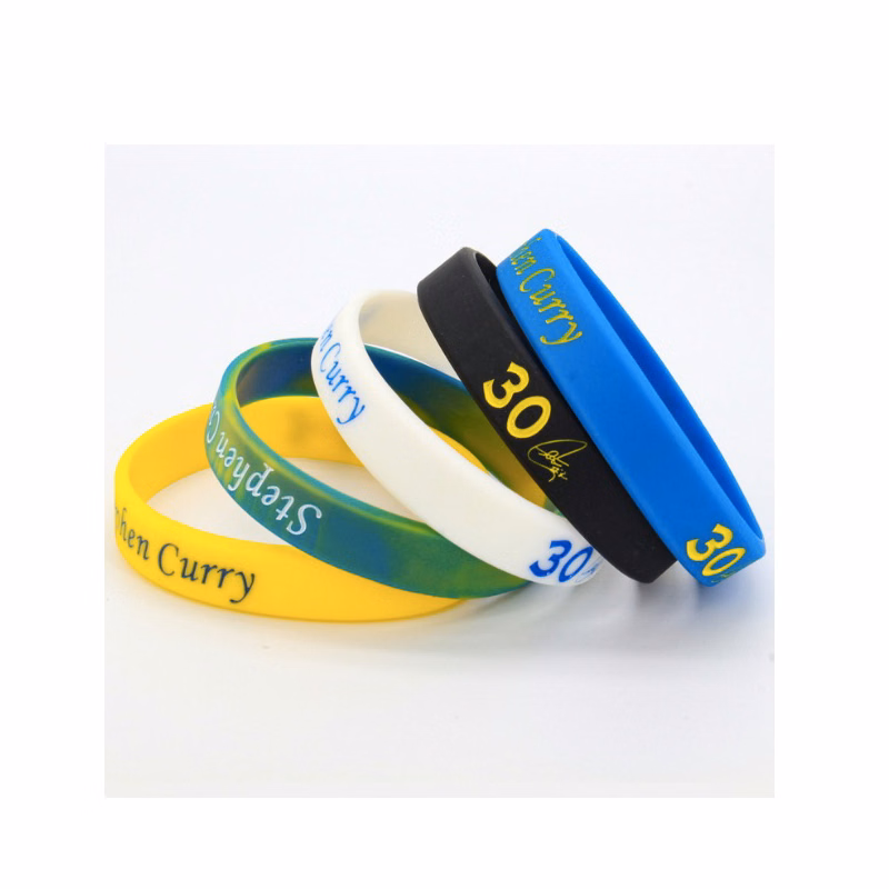 Personalized Custom Logo Rubber Silicone Bracelet Camouflage color Silicone Wristband Wrist Band