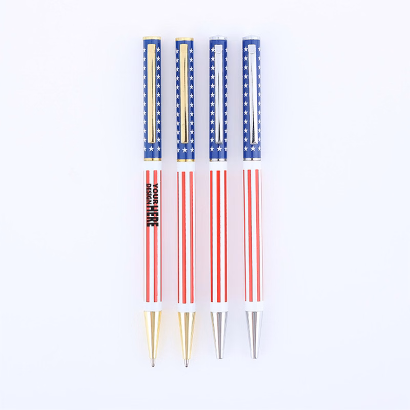 Patriotic Spinning Flag Ballpoint Pen