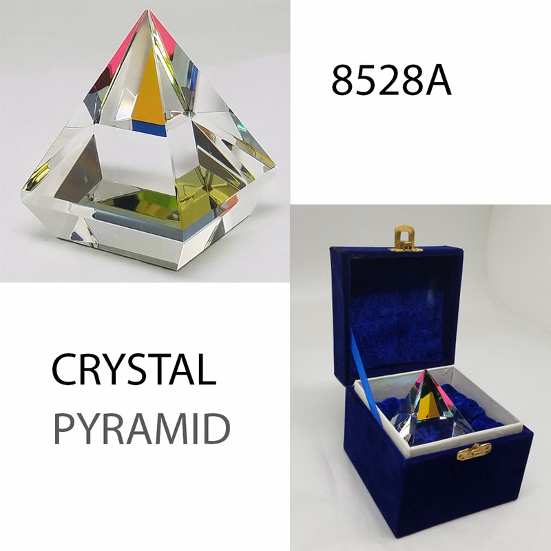 NEW RAINBOW MOUNTED PYRAMID - LARGE