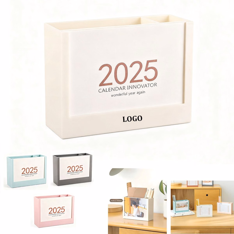 Small Ornaments Office Storage Pen Holder Calendar