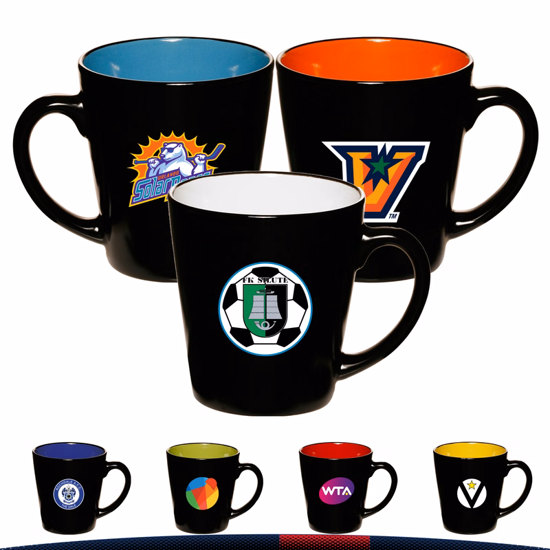 12 oz. Wide Mouth Ceramic Mugs