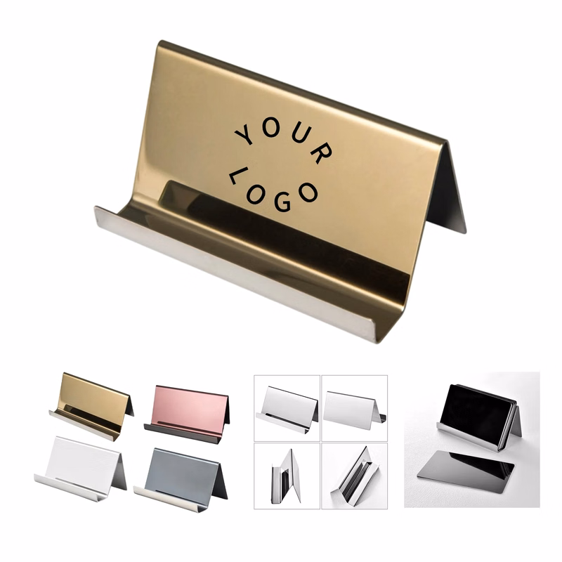 Metal Desktop Card Holder
