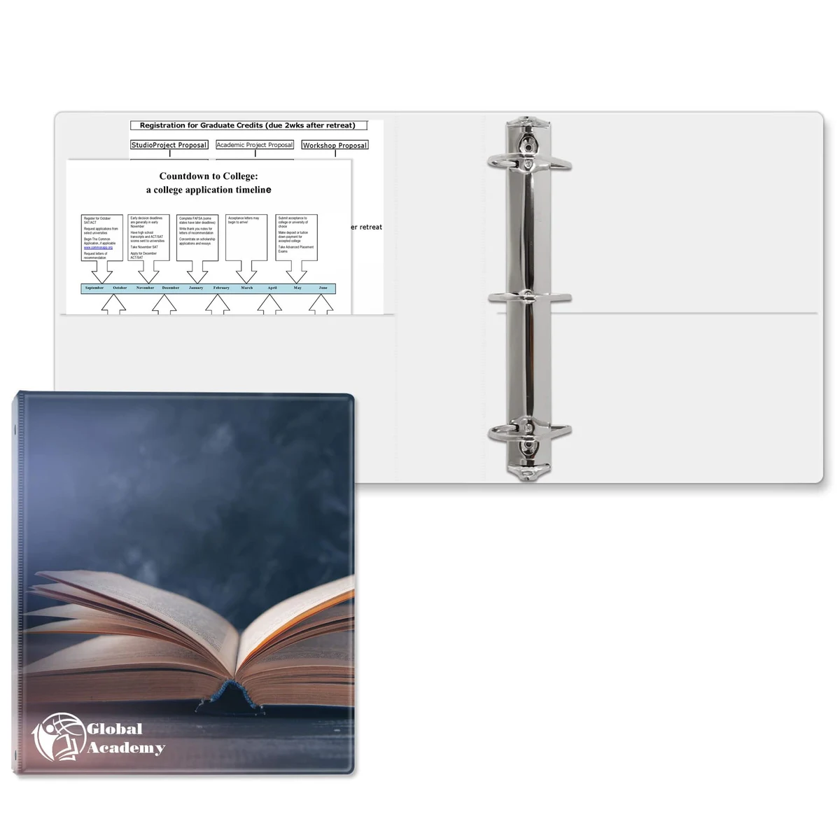 2" Classic Angle D Ring Binder 1