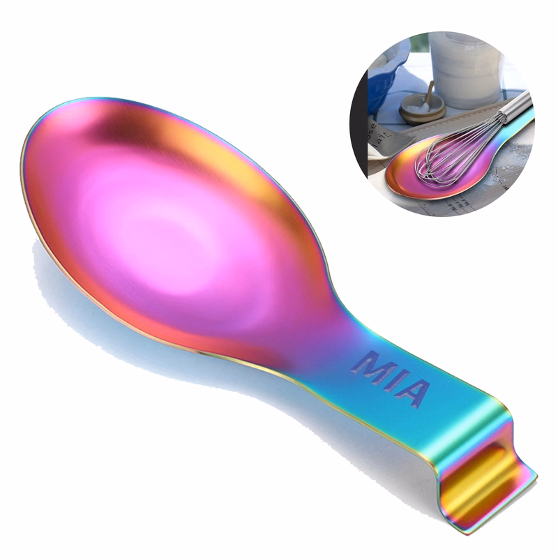 Rainbow Stainless Steel Spoon Rest