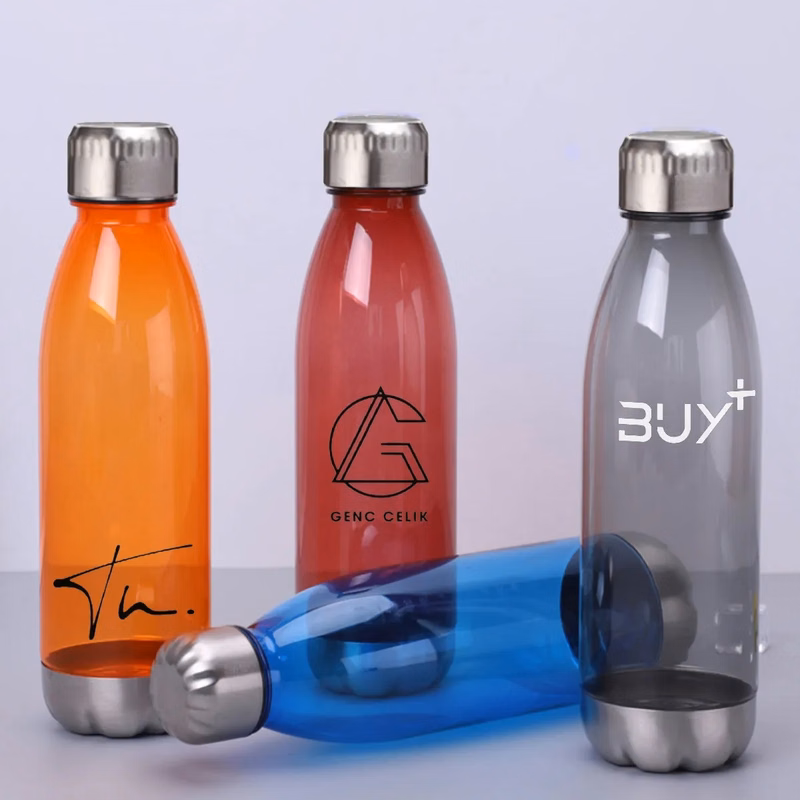 Leak Proof Stainless Steel Lid Cola Drinking Bottle