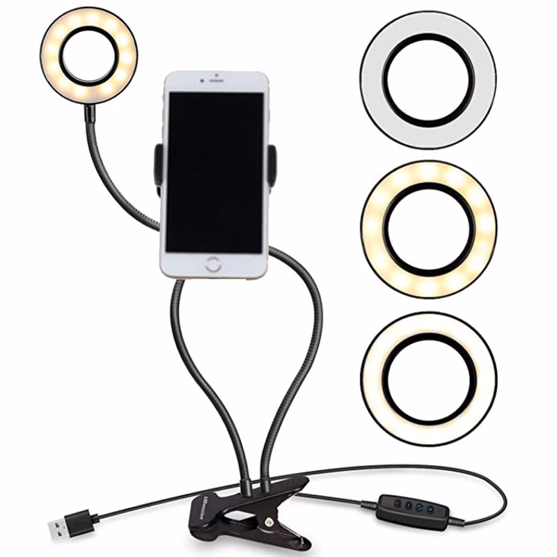 Led Ring Light With Phone Holder