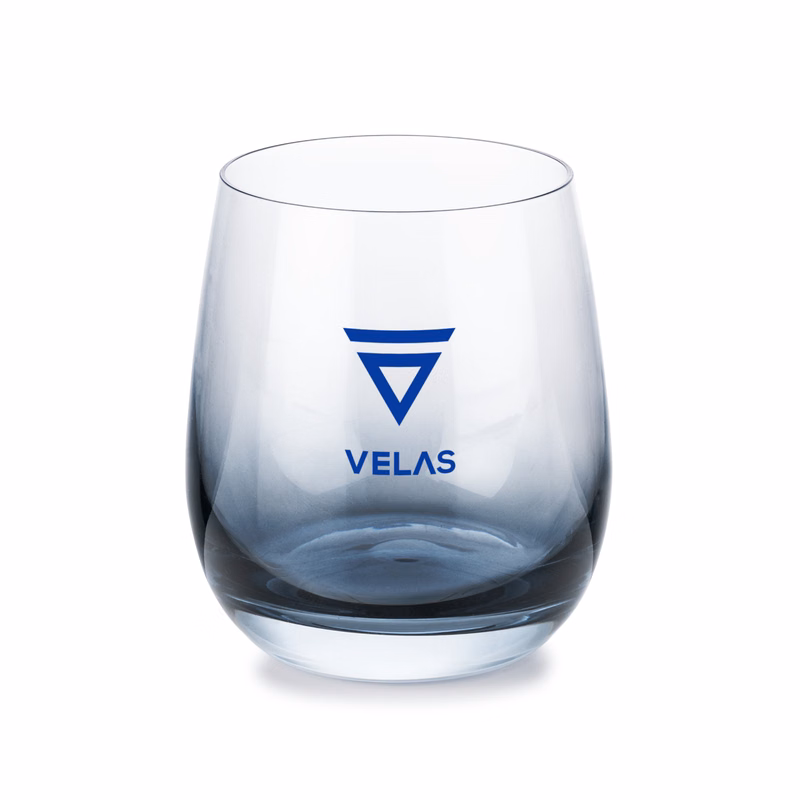 Soudan Stemless Wine Smoke - Imprinted