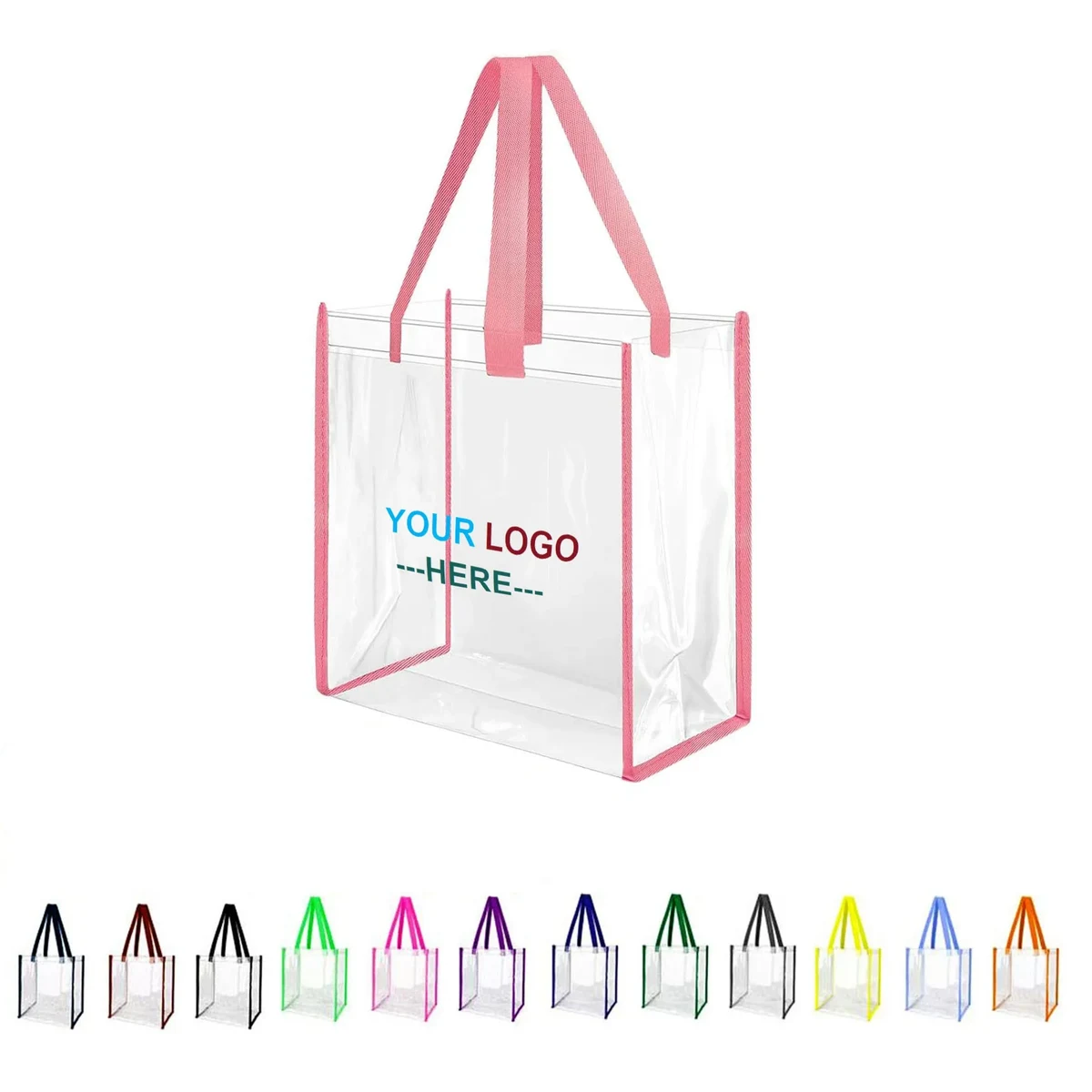 Transparent PVC Shoulder Handbag 1