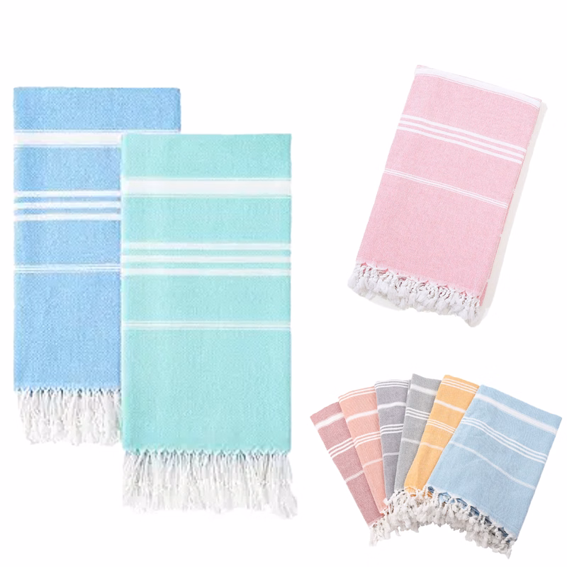 Outdoor Fringe Cotton Shawl Towel