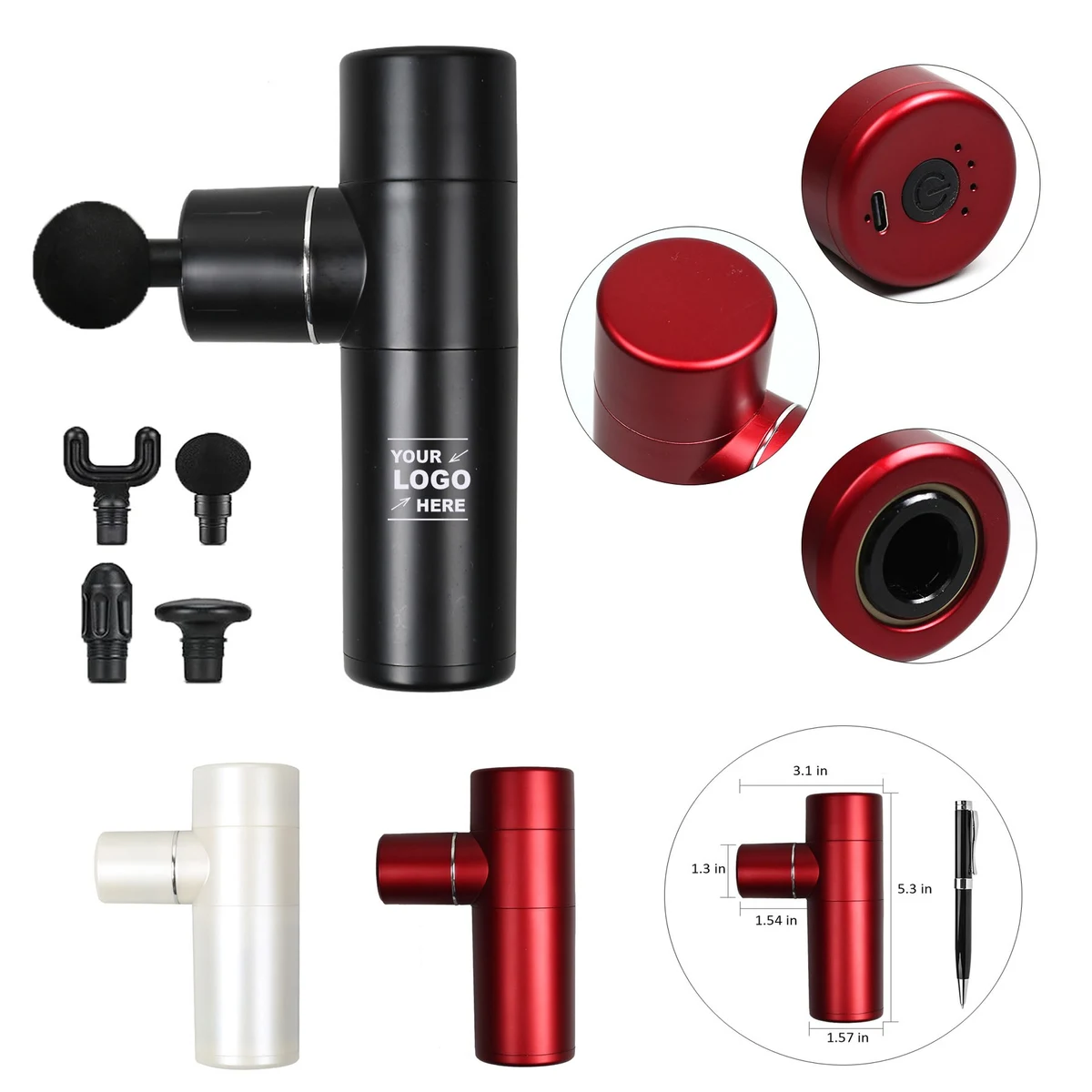 Portable Mini Fascia Massage Gun 1