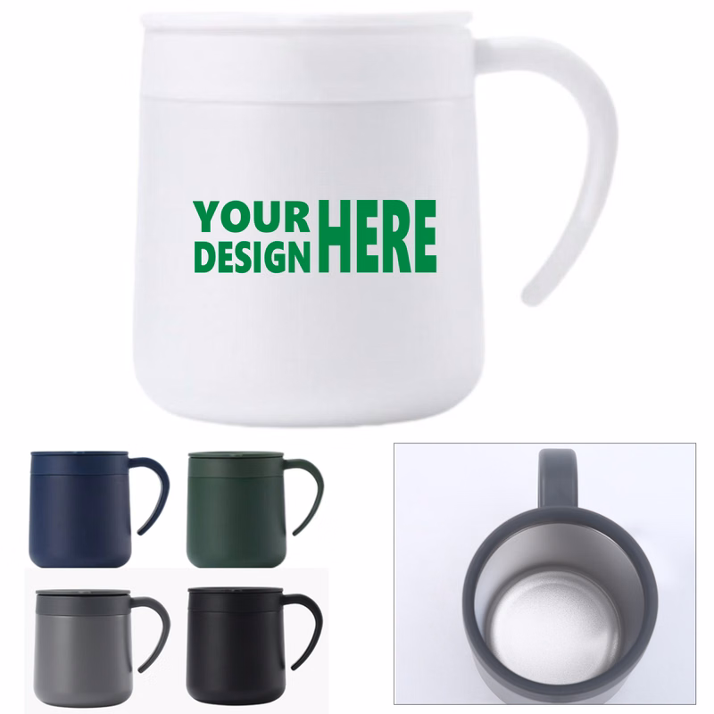 Office-Ready Vacuum-Insulated Stainless Steel Cup