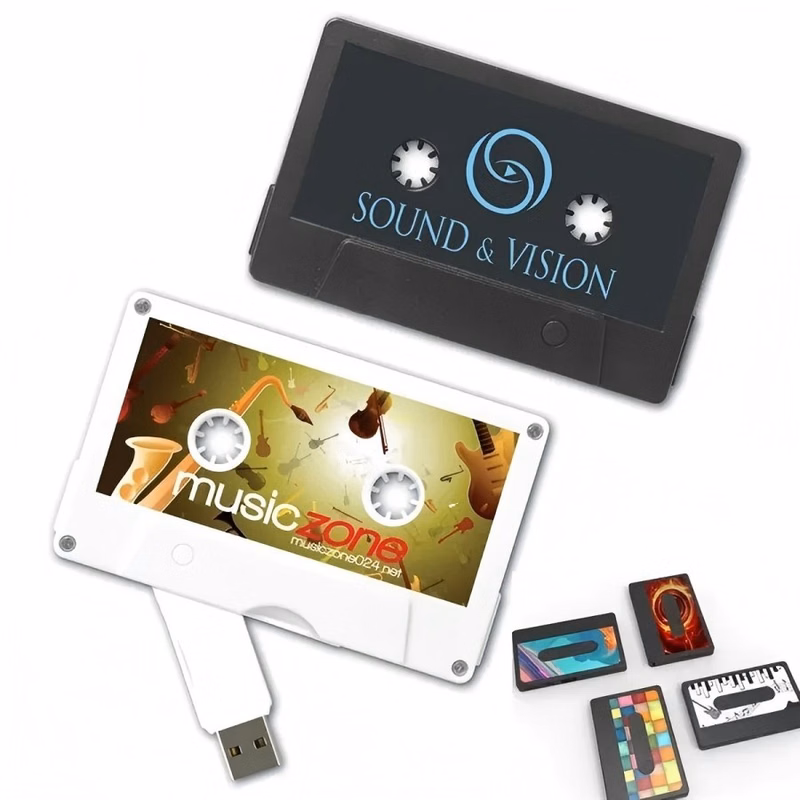 Retro Cassette Tape USB Flash Drive