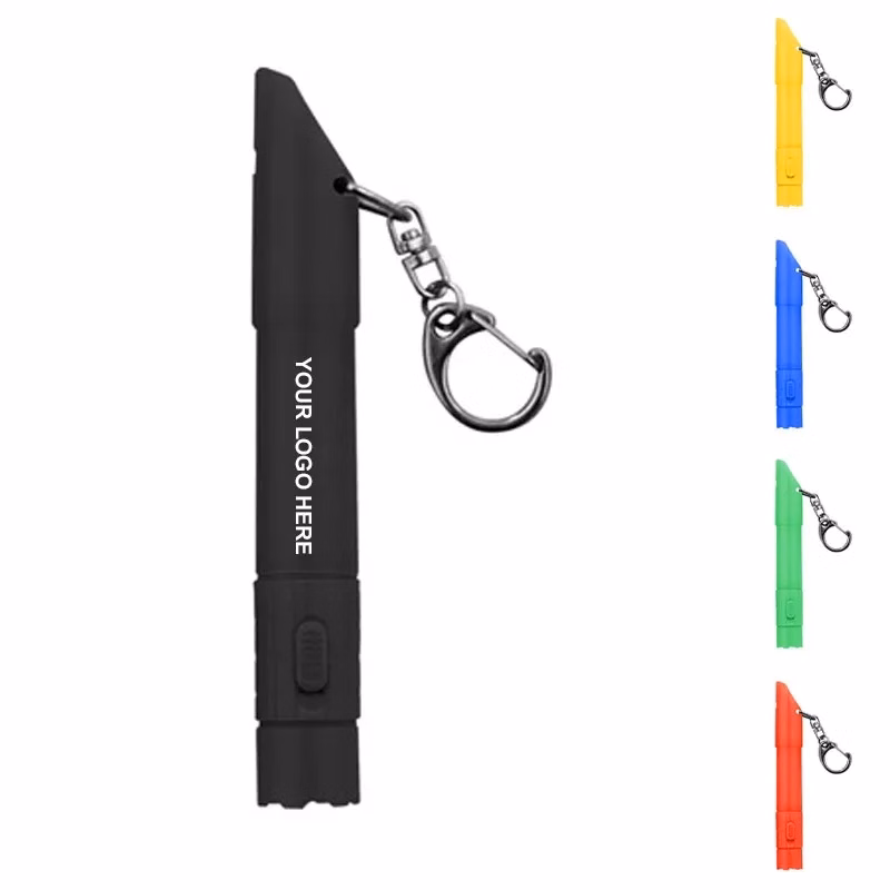 Whistle Lanyard Flashlight Ballpoint Pen