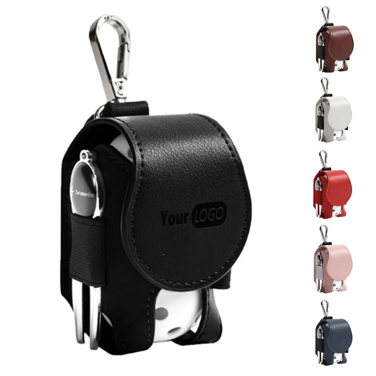 Pu Outdoor Portable Golf Ball Bag 1