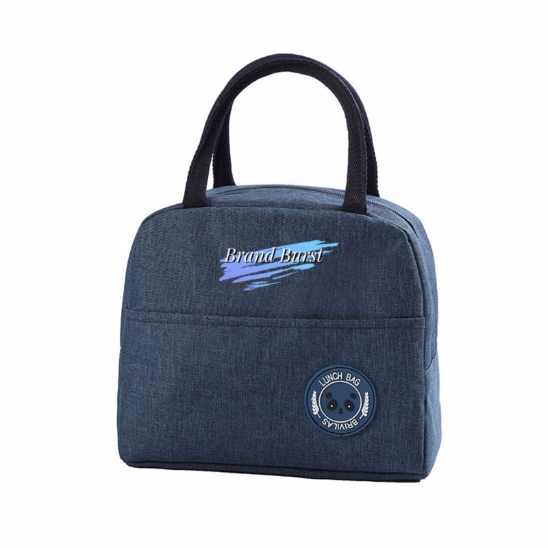 Solid Color Bear Lunch Bag