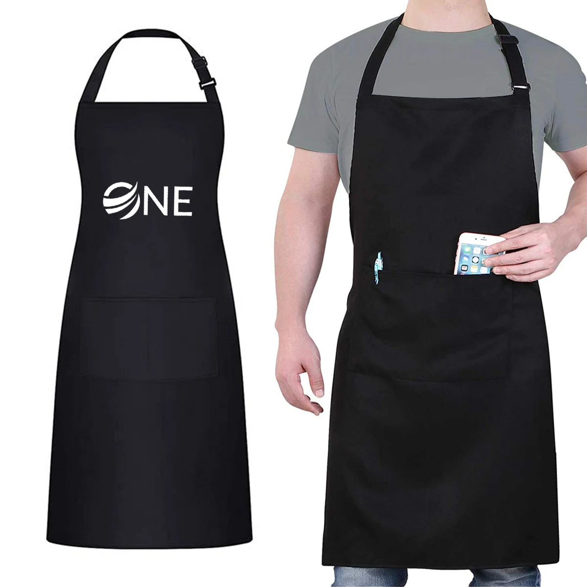 Halterneck Adjustable Apron 100pcs 1