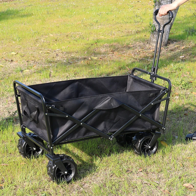 Collapsible Utility Wagon With Beach Wheel 1