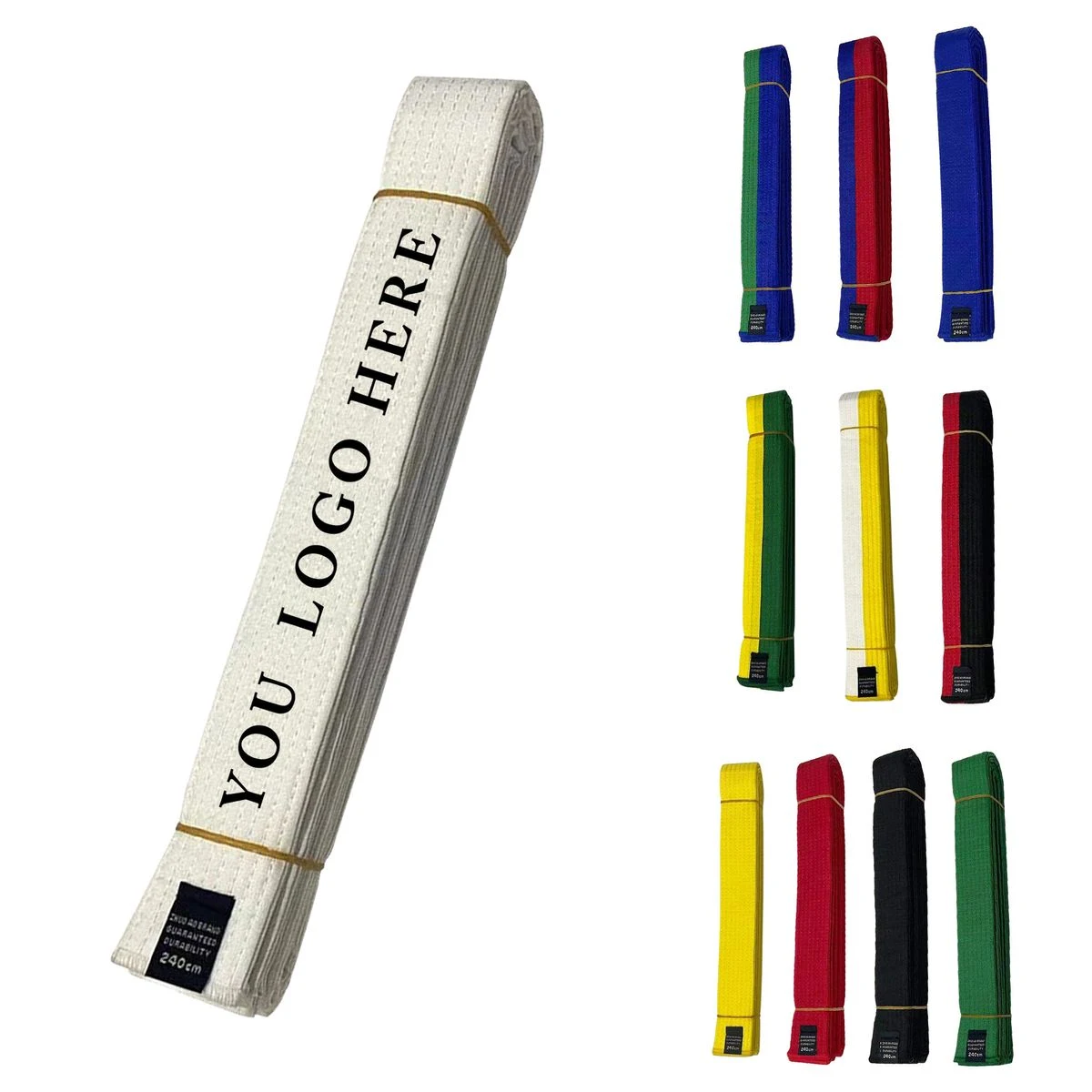 MOQ25 2.19 yards Taekwondo Karate Colored Belt 1