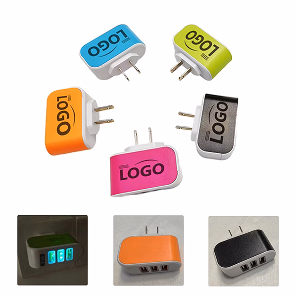 MOQ20 Multi-Functional USB Charger With Candy Colors