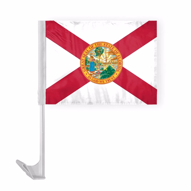 12"x16" & 10.5"x15" Florida Car Flags