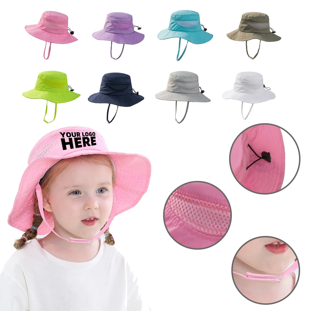 Kid Summer Shade Bucket Hat 1