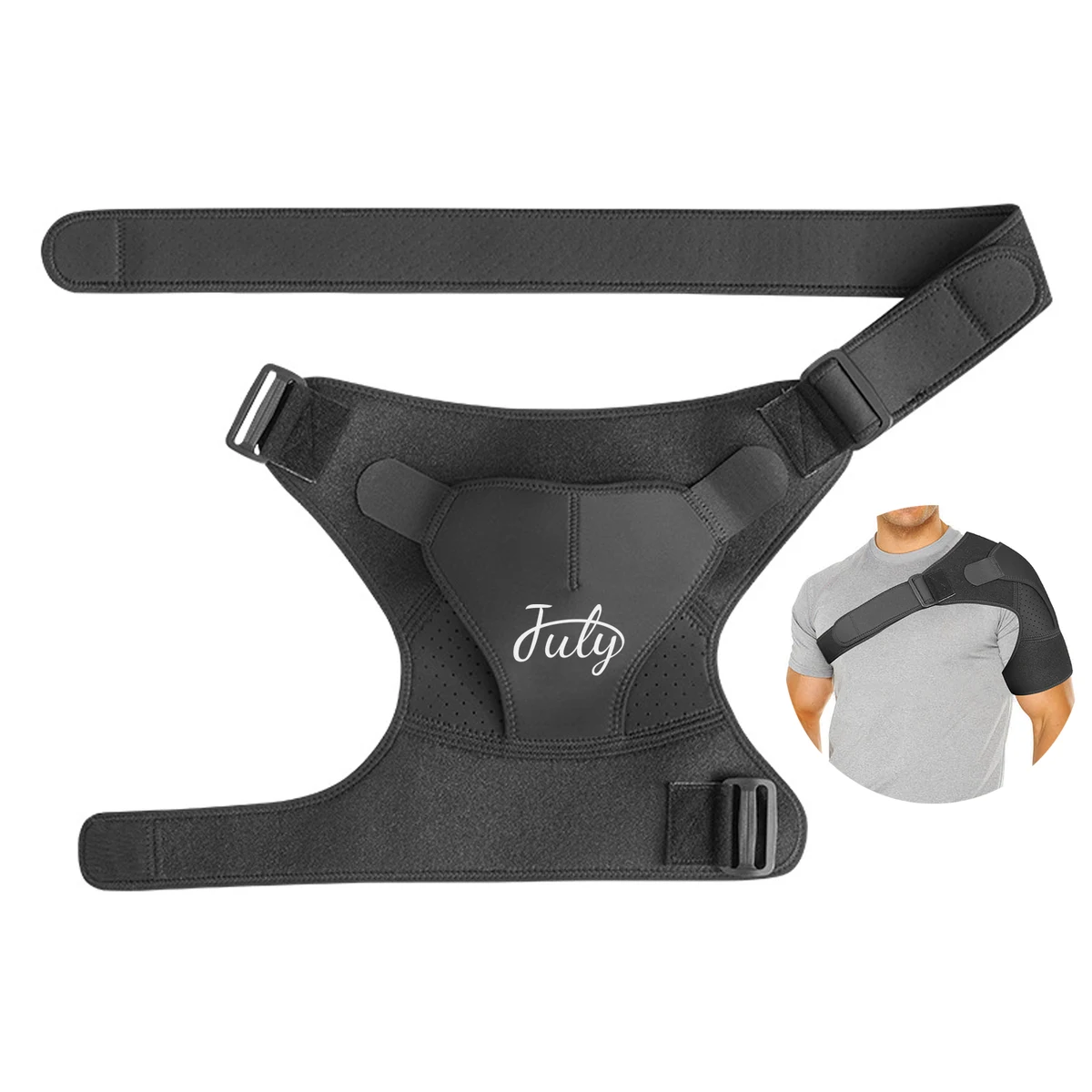 Elastic Adjustable Sports Shoulder Brace 1