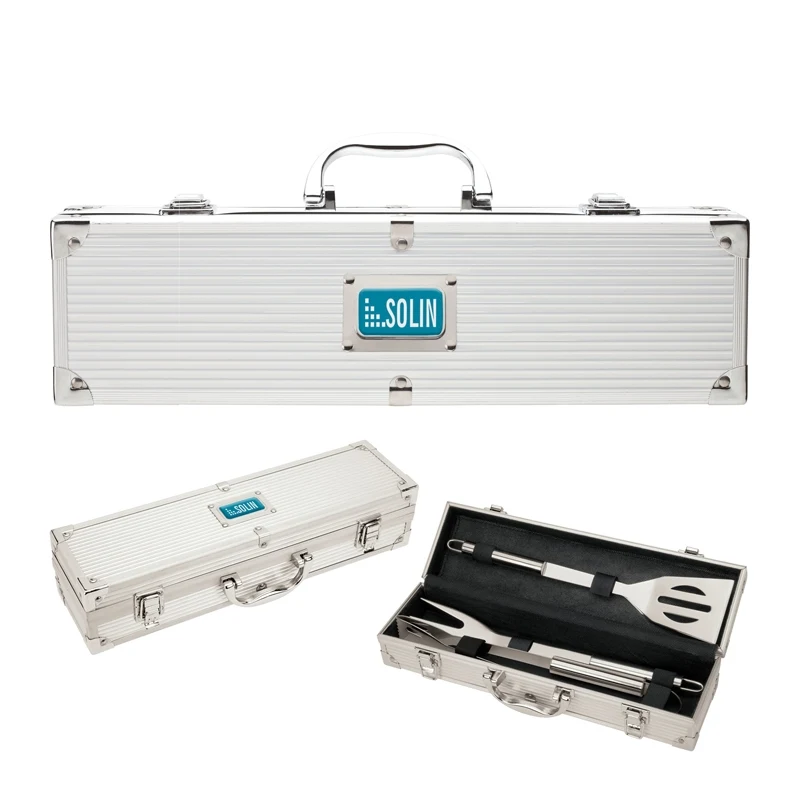 Front Tryon 3-Piece Mini Executive BBQ Set 1