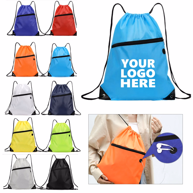 Drawstring Backpack Made of Polyester